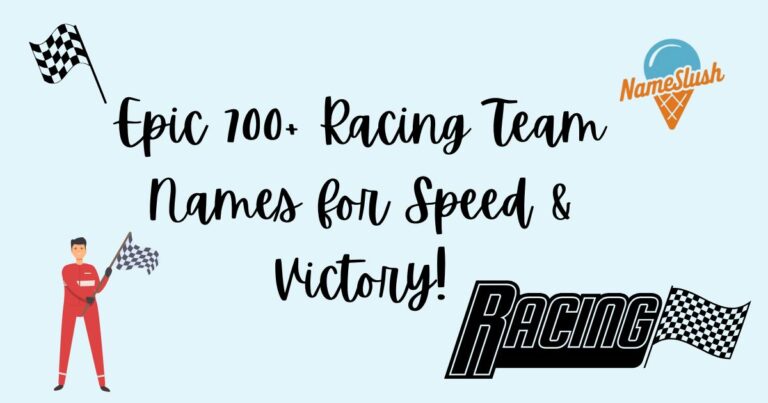 Racing Team Names