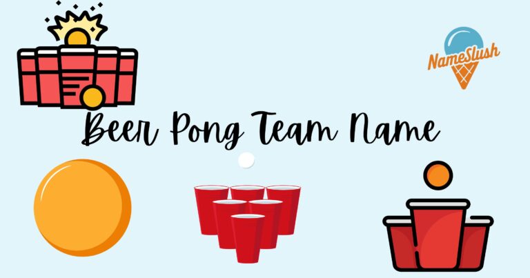 Beer Pong Team Name