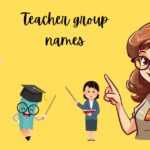 teacher group names