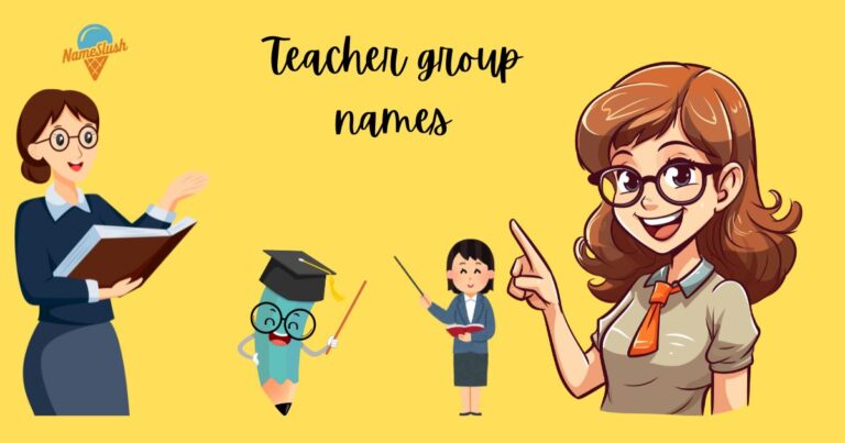 teacher group names